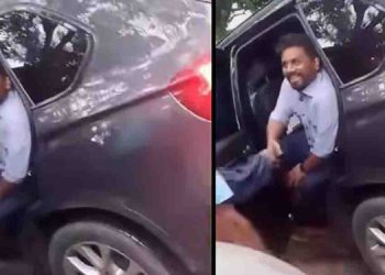 President Anura Kumara Dissanayake Makes Unscheduled Stop to Greet Crowd and Engage with Local Community