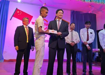 Chinese Ambassador Awards Scholarships Worth Rs. 2.5 Million to 100 Students at Keppitipola Maha Vidyalaya