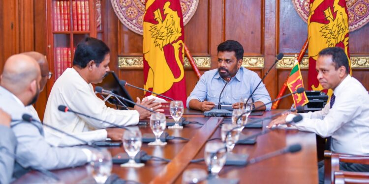 President Anura Kumara Dissanayake Discusses Regional Challenges with ITAK MPs at Presidential Secretariat