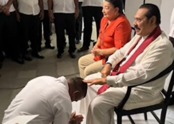Former President Mahinda Rajapaksa Receives Heartfelt Farewell from His Security Unit