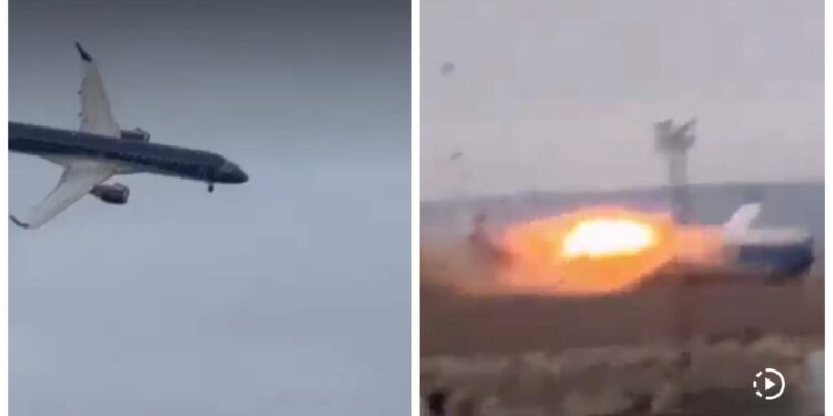Passenger Plane Crashes in Kazakhstan, Injuring 25; 67 People on Board
