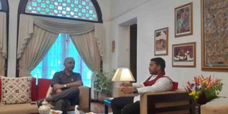 India-Sri Lanka Relations Strengthened in Meeting Between High Commissioner Santosh Jha and Namal Rajapaksa
