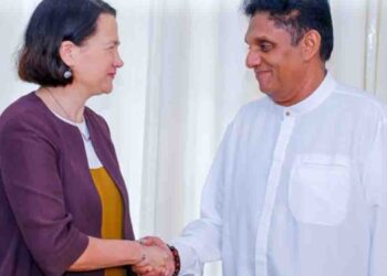 UK Minister Catherine West Meets Sri Lanka’s Opposition Leader Sajith Premadasa for Key Discussions