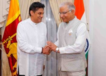 Indian High Commissioner Santosh Jha Meets Sri Lankan Opposition Leader Sajith Premadasa