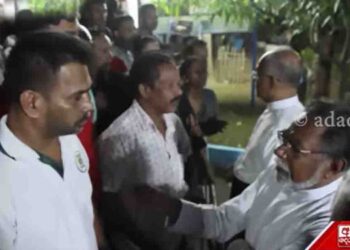 Tense Situation at Moratuwa Police Station as Residents Protest Arrests Following Pandal Dispute