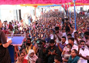 DMK MP Kanimozhi Leads Protest Against BJP Govt Over Tamil Nadu Fishermen’s Arrests by Sri Lankan Navy