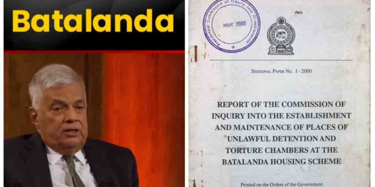 Cabinet Approves Presentation of Batalanda Commission Report to Parliament This Week
