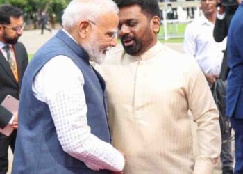 Indian Prime Minister Narendra Modi Officially Welcomed in Colombo by President Anura Kumara Dissanayake