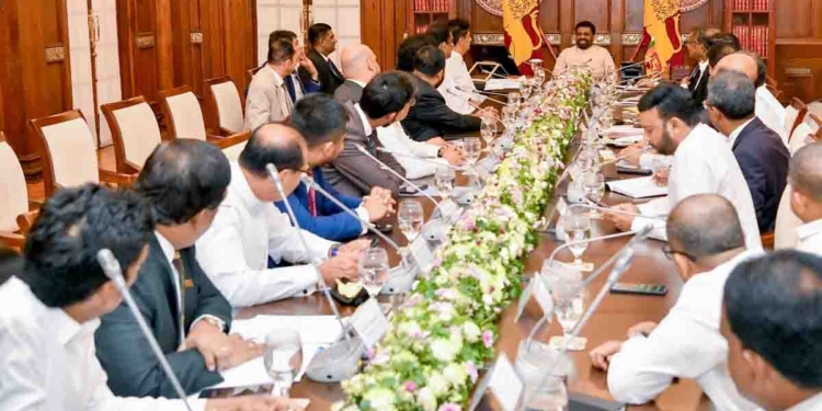 President Convenes Party Leaders to Discuss Impact of New US Tariffs on Sri Lanka’s Economy