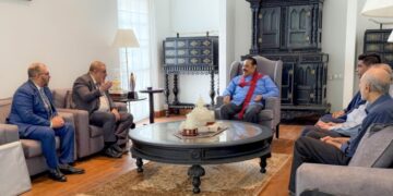MR Is Back: Former President Mahinda Rajapaksa Meets New Palestinian Ambassador to Strengthen Ties