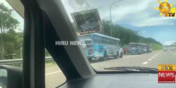Illegal Bus Stops on Expressway Spark Outrage After Malimawa May Day Rally