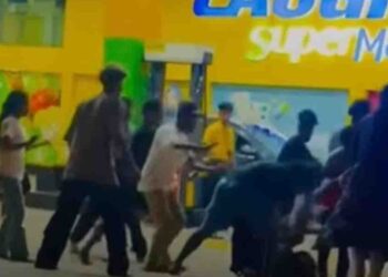 Viral Video Shows Group of Youths Assaulting Young Man with Helmets in Sri Lanka