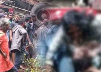 Three Dead, 34 Injured as Pilgrims’ Bus Overturns in Dunhinda on Badulla-Mahiyanganaya Road