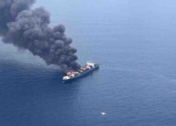 Explosion on MV WAN HAI 503 En Route from Colombo: 4 Missing, 5 Seriously Injured