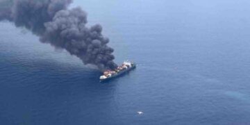 Explosion on MV WAN HAI 503 En Route from Colombo: 4 Missing, 5 Seriously Injured