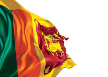 National Flag Displayed at Start of PUCSL Press Conference on Electricity Tariff Hike