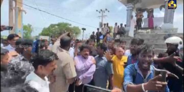 Public Opposes Fisheries Minister at Chemmani Protest Over Inaction on Mass Grave Investigation