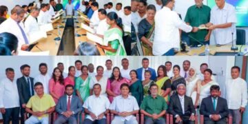 SJB Members Sworn In at Colombo Municipal Council in Presence of Opposition Leader Sajith Premadasa