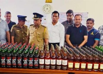 Luxury Liquor Racket Busted in Colombo: Rs. 7.5M Worth of Duty-Free Spirits Seized
