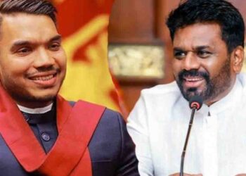 Namal Rajapaksa on Same Flight as President Anura Kumara to Maldives