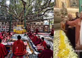 Rahul Gandhi Visits Mahabodhi Temple, Pays Tribute to Buddha and Sacred Bodhi Tree