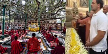 Rahul Gandhi Visits Mahabodhi Temple, Pays Tribute to Buddha and Sacred Bodhi Tree