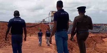 Walana Anti-Corruption Task Force Seizes Rs. 200M Illegal Ilmenite Mining Site in Wilpattu