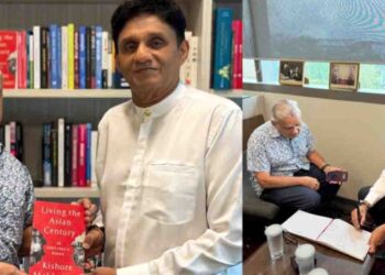 Sajith Premadasa Meets Kishore Mahbubani to Discuss Policy, Governance, and Peacebuilding