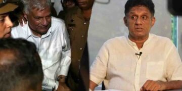 Sajith Premadasa Visits Former President Ranil Wickremesinghe at Prison Hospital