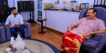 Thisara Perera Meets Former President Mahinda Rajapaksa at Wijerama Residence