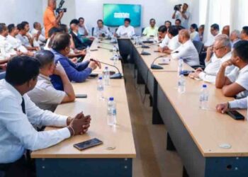 Opposition Leaders Unite to Discuss Arrest of Former President Ranil Wickremesinghe
