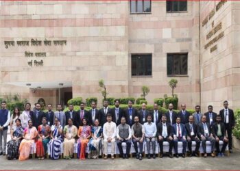 Government media officials from Sri Lanka trained in India