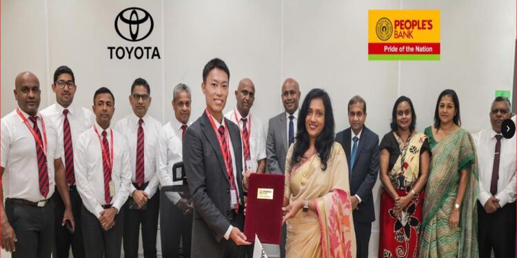 People’s Bank Partners with Toyota Lanka to Launch an Exclusive Auto Loan Facilitys