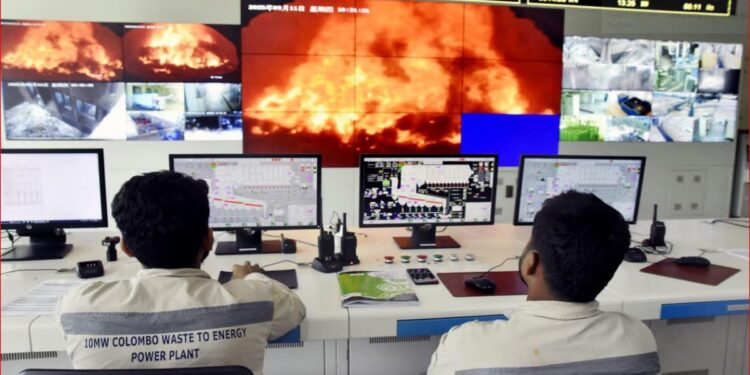 Rs. 278.82 Million Worth of Smuggled Foreign Cigarettes Destroyed at Muthurajawela Power Plant