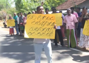 Monaragala Farmers Protest Over Seizure of 25,000 Acres Cultivated for 40 Years