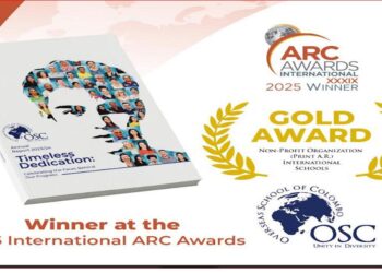Overseas School of Colombo Strikes Gold Again at the International ARC Awards in New York