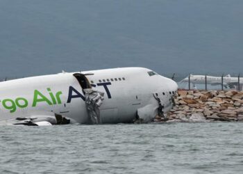 Cargo Jet Slides Off Runway in Hong Kong; Media Reports Fatalities