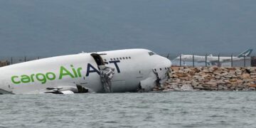 Cargo Jet Slides Off Runway in Hong Kong; Media Reports Fatalities