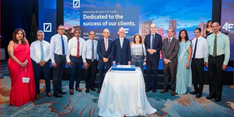 Deutsche Bank Marks 45 Years of Strategic Commitment in Sri Lanka