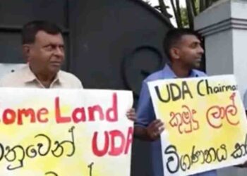 Thummulla Residents Protest 40-Storey Homeland Building Approved by UDA