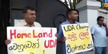 Thummulla Residents Protest 40-Storey Homeland Building Approved by UDA
