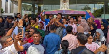 Sajith Premadasa Attends Book Exhibition at BMICH to Mark Literature Month