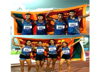 Sri Lanka Dominates Track in Ranchi with Twin 4x100m Relay Triumphs