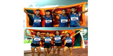 Sri Lanka Dominates Track in Ranchi with Twin 4x100m Relay Triumphs