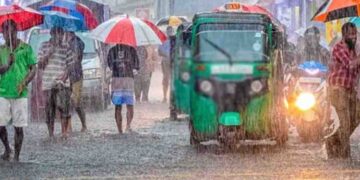 Heavy Traffic Reported in Colombo Due to Heavy Rain