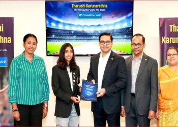 Tharushi Karunarathna sprints ahead with ComBank