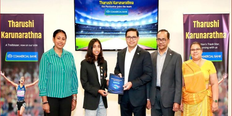 Tharushi Karunarathna sprints ahead with ComBank