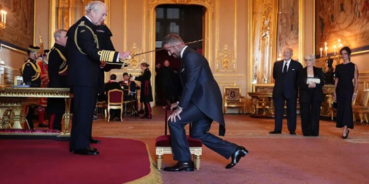 David Beckham Receives Knighthood for Sporting Legacy and Philanthropy