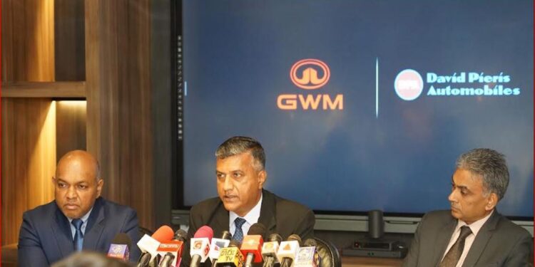 David Pieris Automobiles and GWM forge strategic partnership to introduce hybrid and new energy vehicles to Sri Lanka