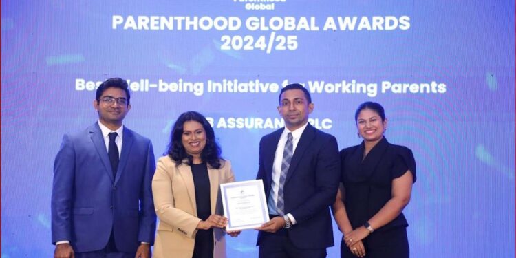 HNB Assurance Recognized with the Best Well-being Initiative for Working Parents at the Parent-Inclusive Workplace Summit 2025